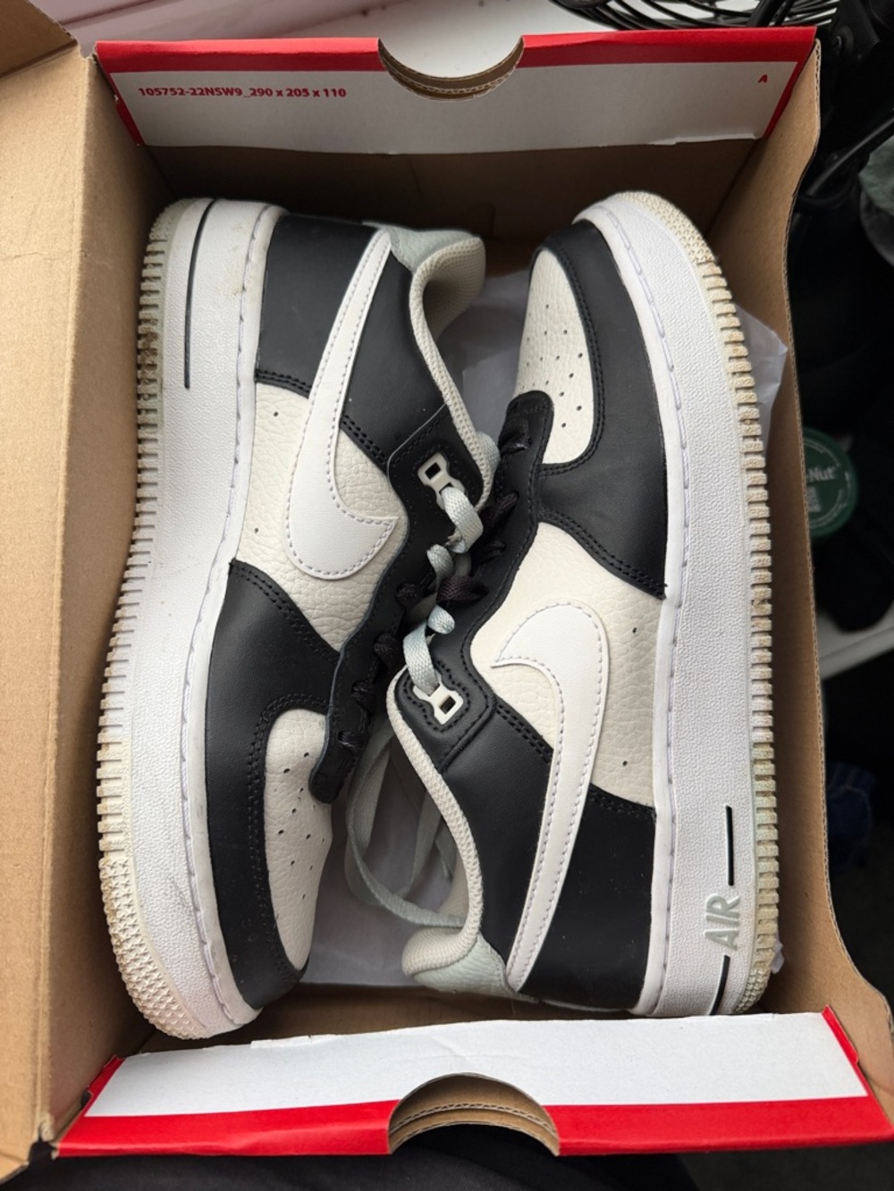 Nike Air Force 1 '07 LV8 'Split - Black Phantom